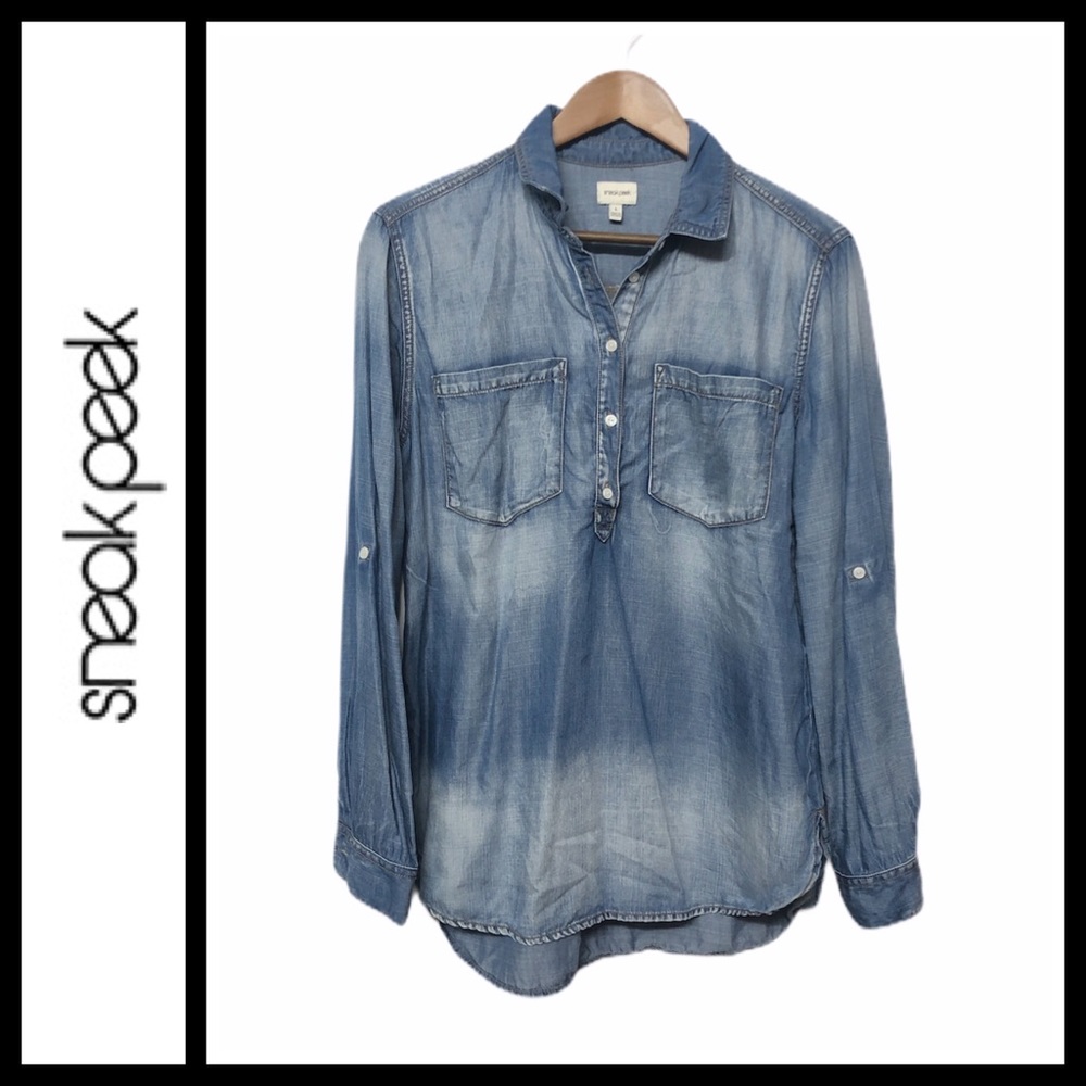Sneak Peak Nordstrom Chambray Shirt